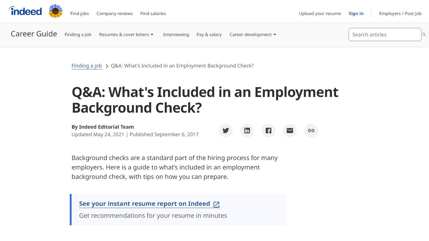 Q&A: What's Included in an Employment Background Check?